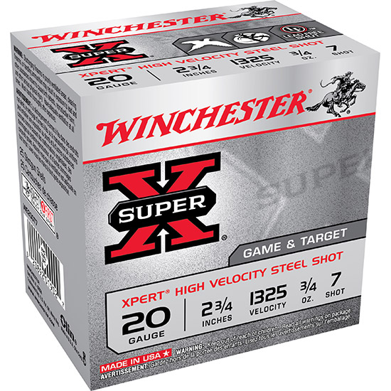 WIN XPERT HV STEEL 20GA 3/4OZ #7 25/10 - Ammunition